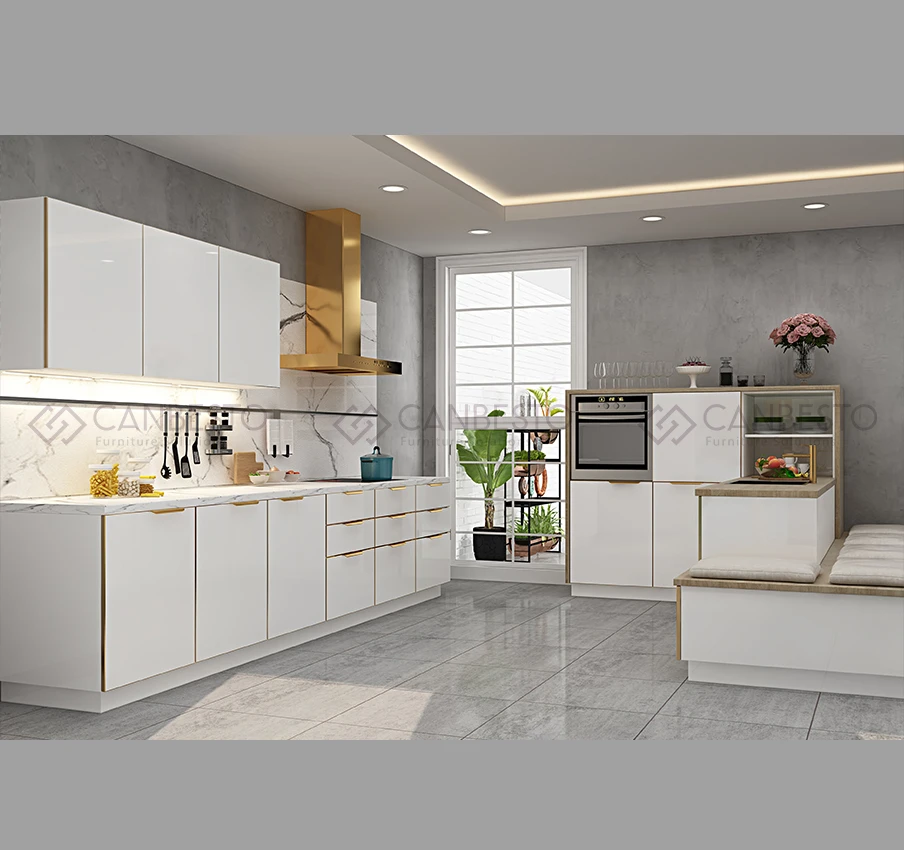 Canbesto: Tủ bếp nhôm kính, thiết kế nội thất tại Biên Hòa - Đồng Nai.