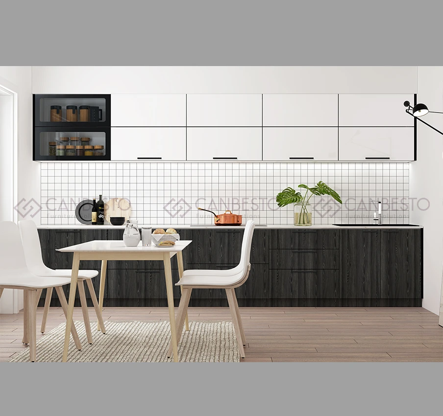 Tủ bếp nhôm kính, thiết kế nội thất tại Biên Hòa - Đồng Nai.